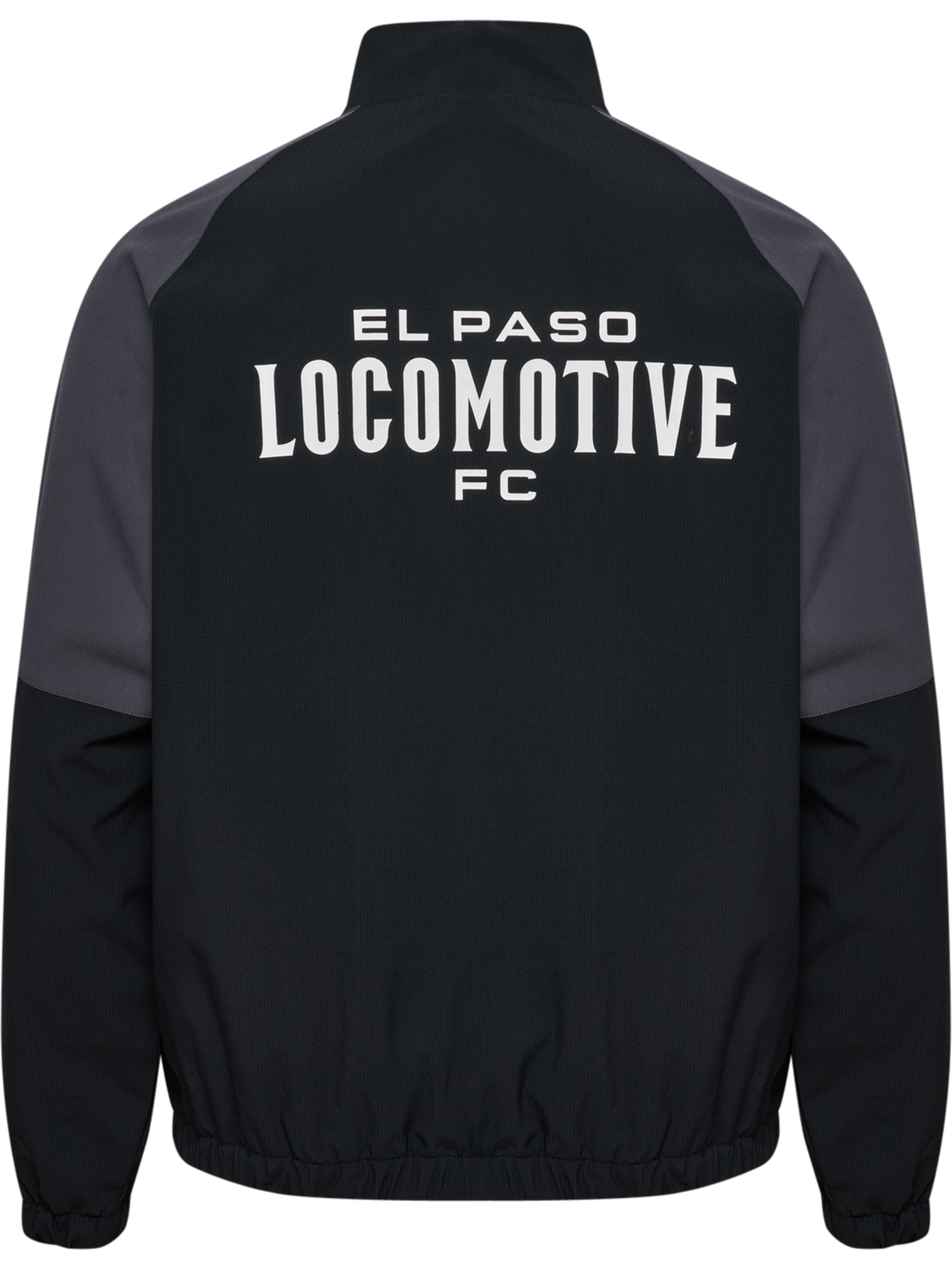 hmlLOOSE TRACK ZIPJACKET SW EL PASO, BLACK, packshot