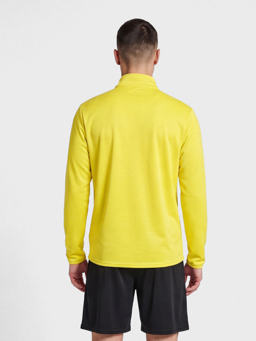 hmlESSENTIAL HALF-ZIP, BLAZING YELLOW, model