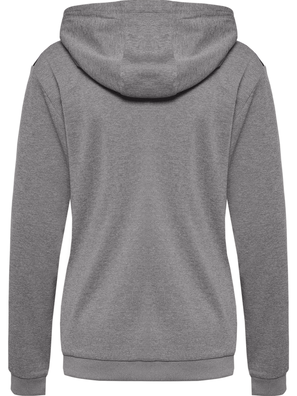hmlAUTHENTIC PL ZIP HOODIE WOMAN, GREY MELANGE, packshot