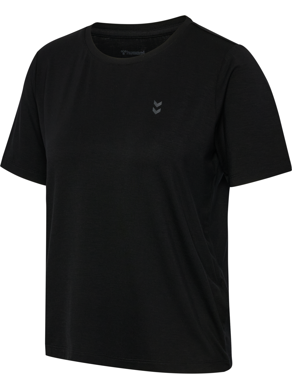hmlSOFT W T-SHIRT S/S, BLACK, packshot