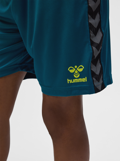 hmlAUTHENTIC PL SHORTS KIDS, BLUE CORAL, model