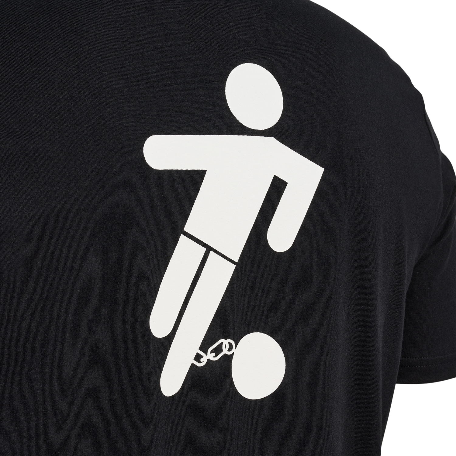 hmlAMNESTY T-SHIRT, BLACK, packshot