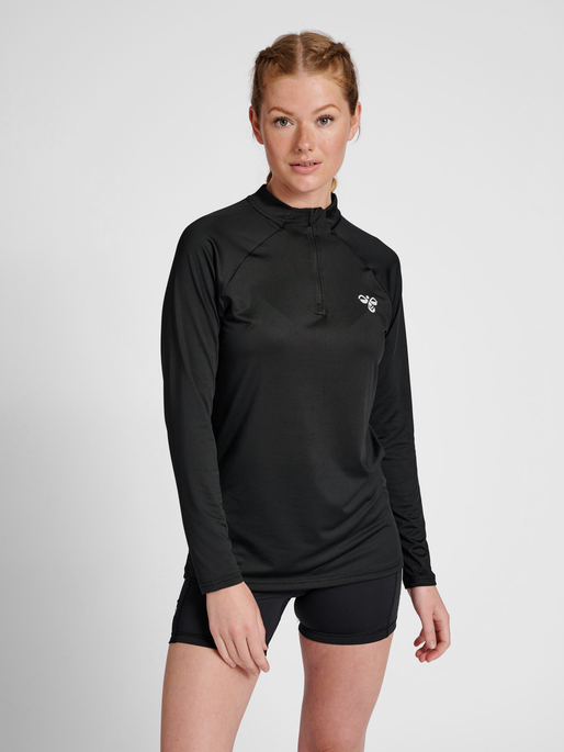 hmlGG12 TRAINING 1/2 ZIP SWEAT WOMAN, 2001, model