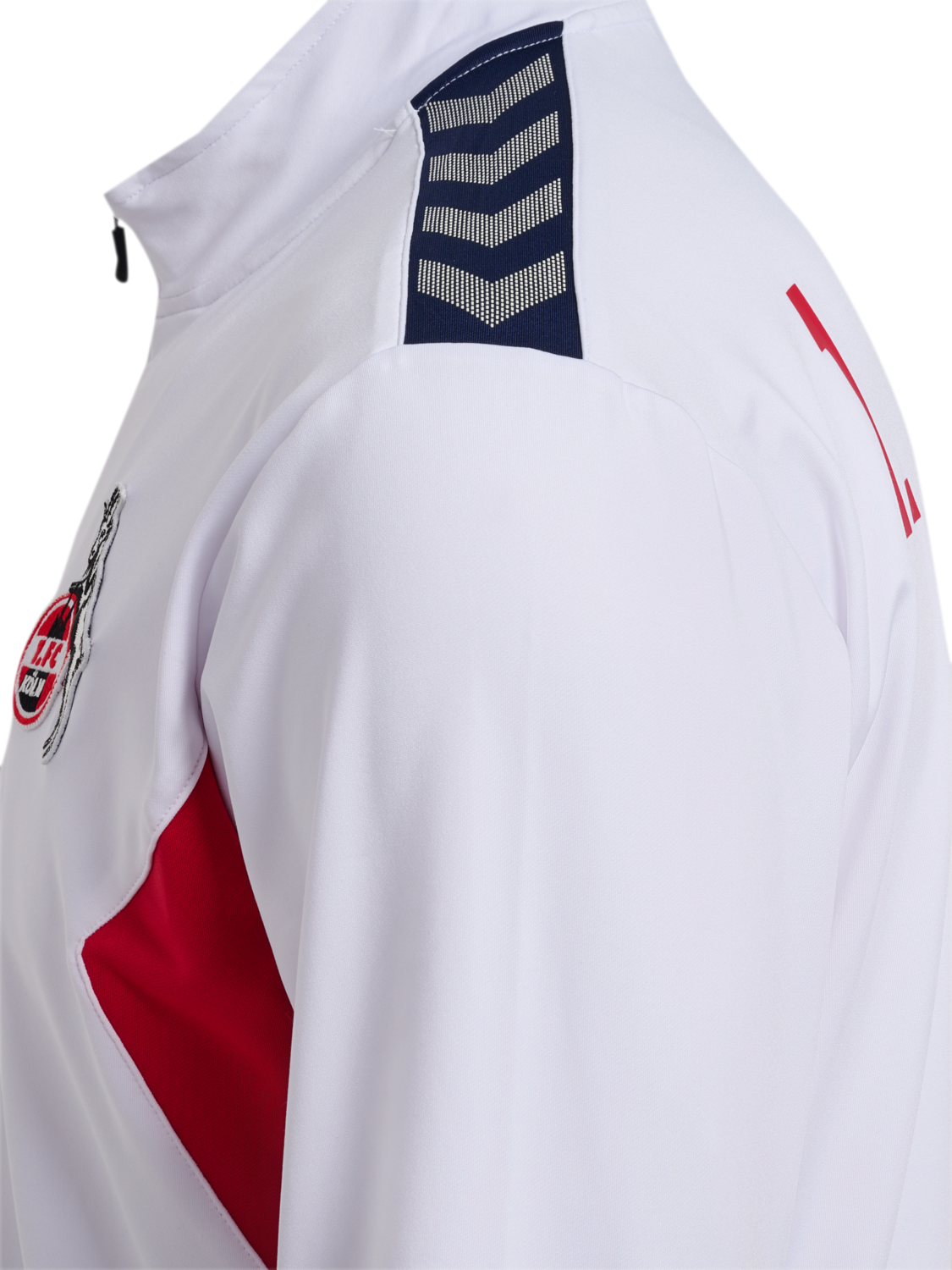 1FCK 23/24 LINE UP JACKET, WHITE/TRUE RED, packshot