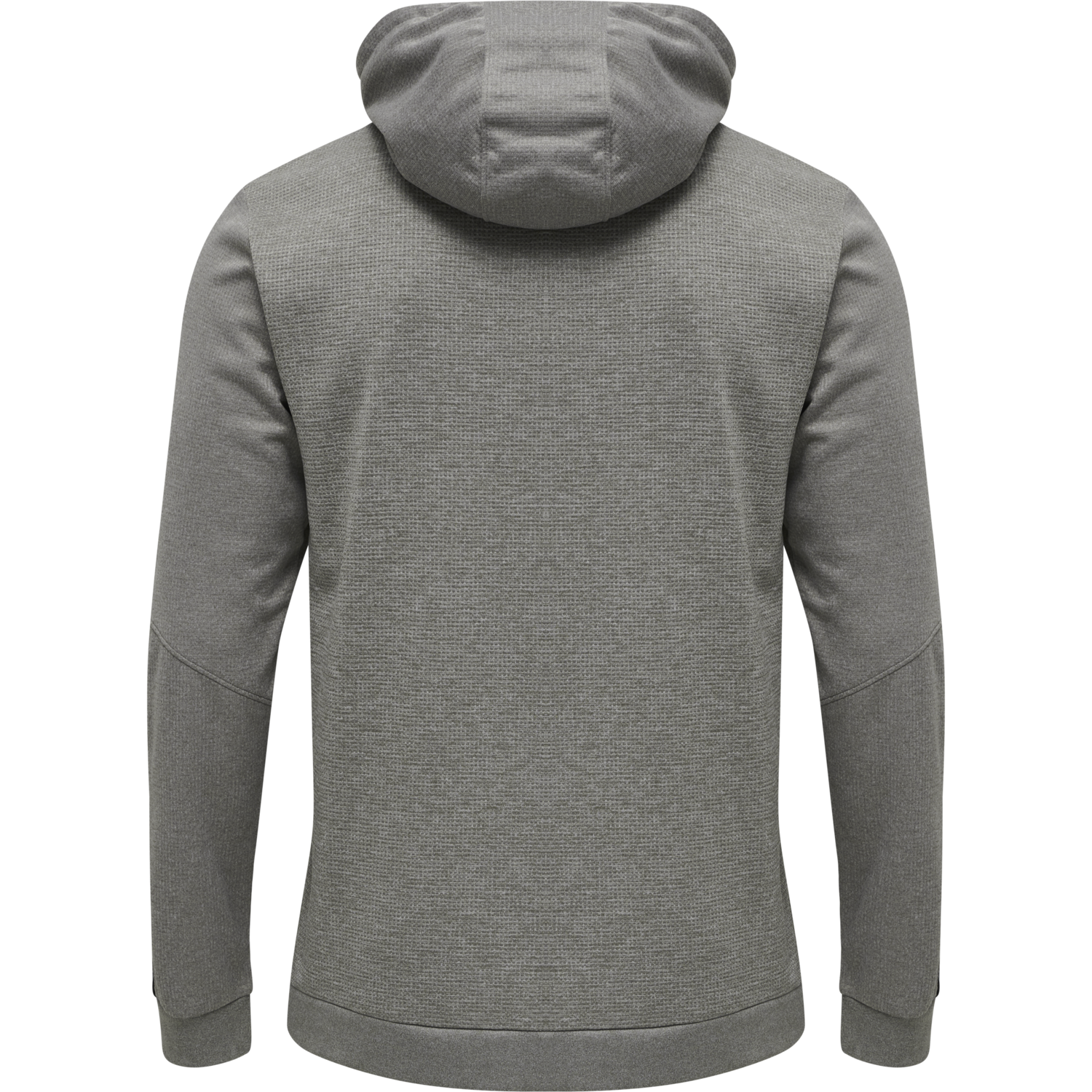hmlAUTHENTIC POLY HOODIE, GREY MELANGE, packshot