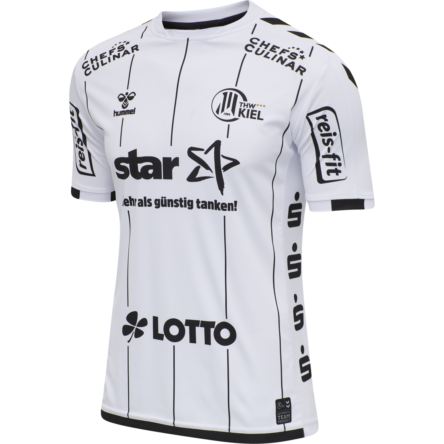 THW KIEL 19-20 HOME JERSEY S/S, 9001, packshot