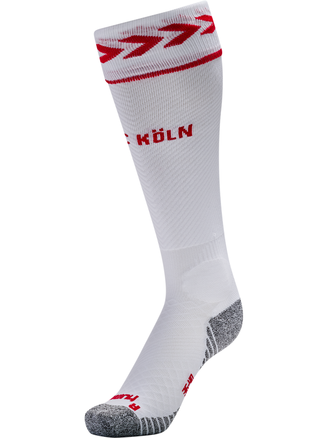 1FCK 23/24 HOME FOOTBALL SOCK, WHITE/TRUE RED, packshot