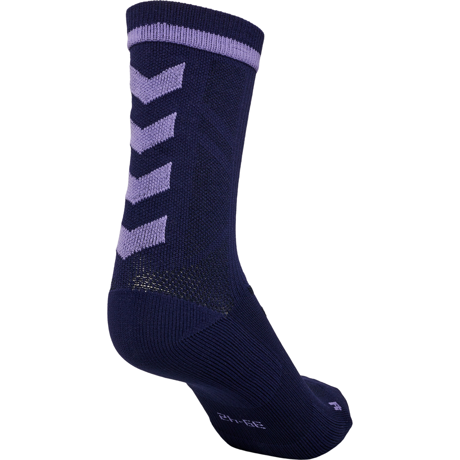 ELITE INDOOR SOCK LOW PA, MARINE/PAISLEY PURPLE, packshot