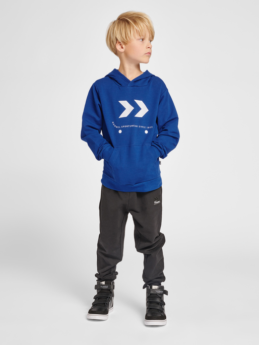 hmlSKATE HOODIE, SODALITE BLUE, model