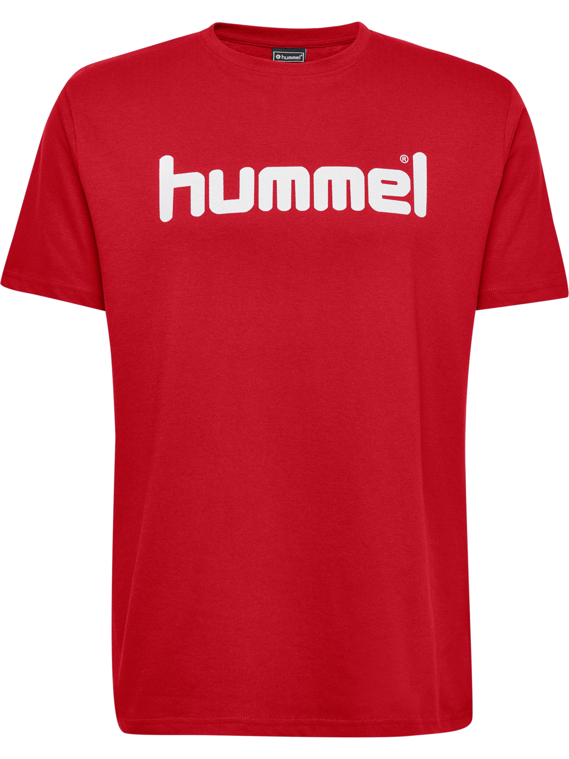 HMLGO COTTON LOGO T-SHIRT S/S, TRUE RED, packshot