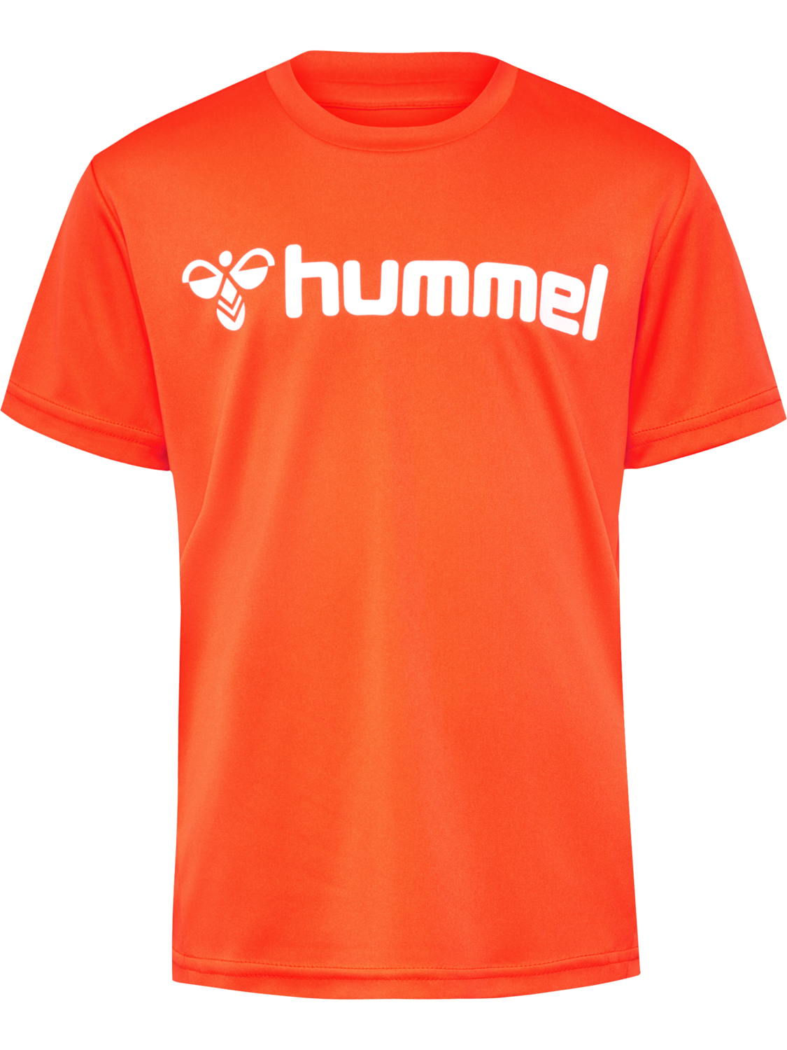 hmlLOGO JERSEY S/S KIDS, NASTURTIUM, packshot