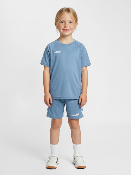 hmlPROMO KIDS SET, FADED DENIM, model