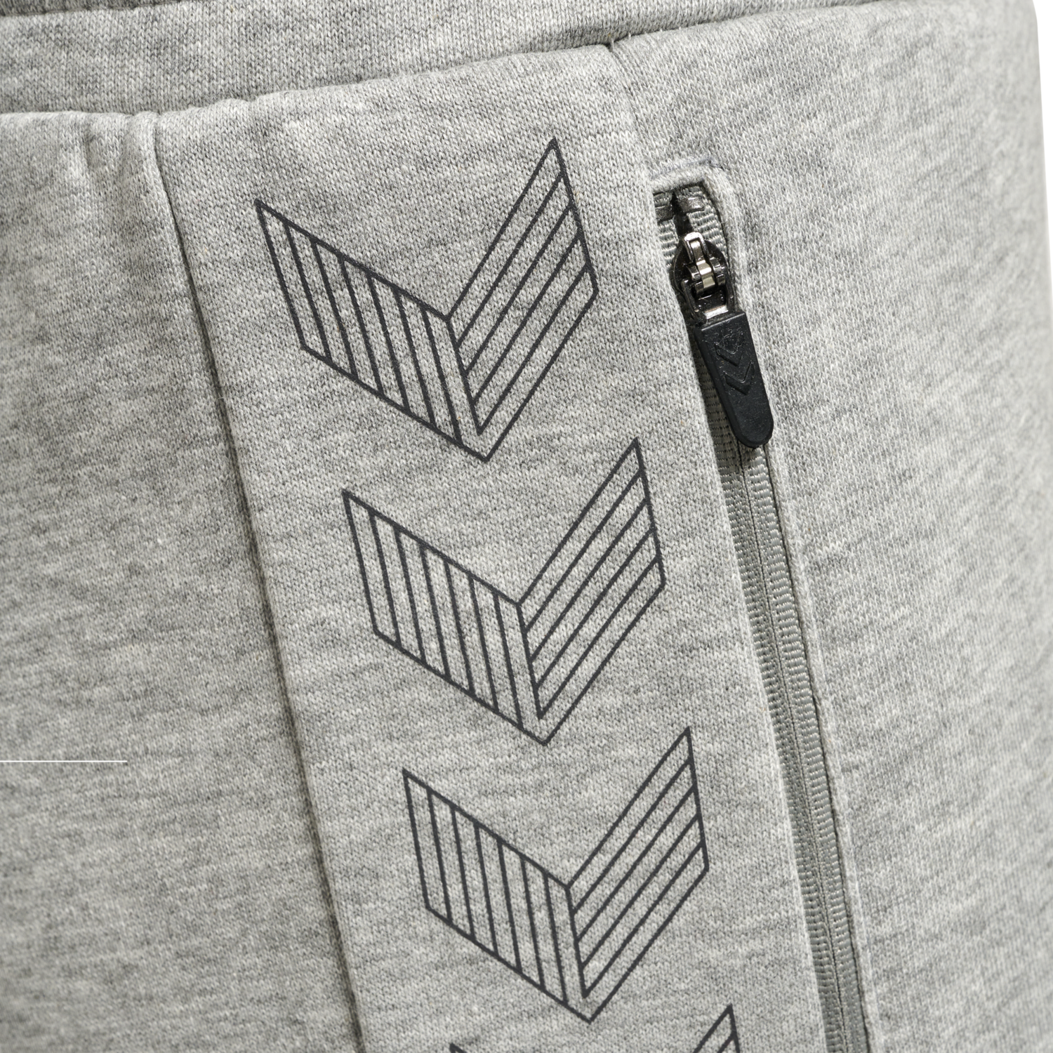 hmlOFFGRID PANTS KIDS, GREY MELANGE/FORGED IRON, packshot