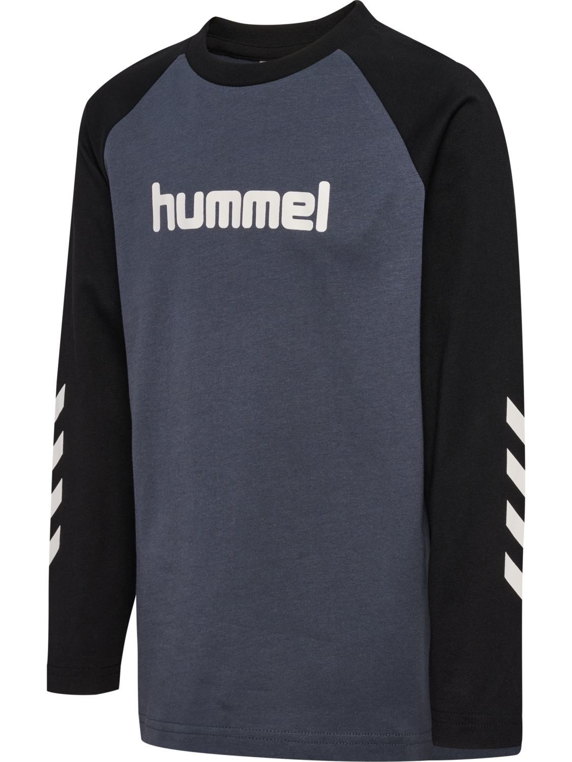 hmlJR LOGO T-SHIRT L/S, OMBRE BLUE, packshot