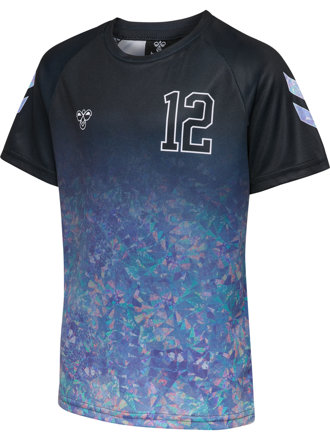 hmlSHIMMER T-SHIRT S/S, BLACK, packshot