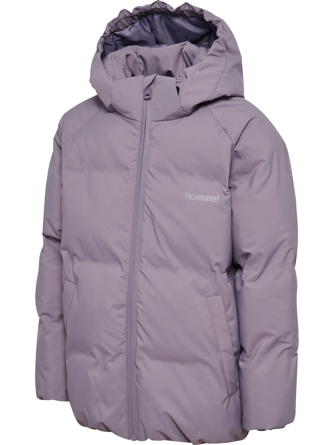 hmlJR ALL WEATHER PUFFER JACKET WR, GRAY RIDGE, packshot