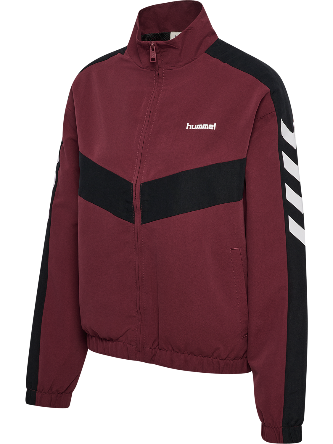 hmlARCHIVE W TRACK JACKET, CHOCOLATE TRUFFLE, packshot