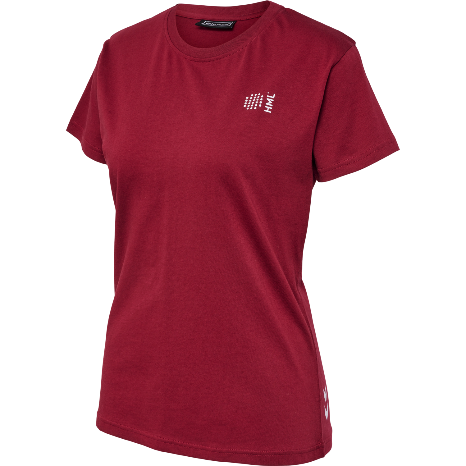 hmlCOURT COTTON T-SHIRT S/S WOMAN, RHUBARB, packshot