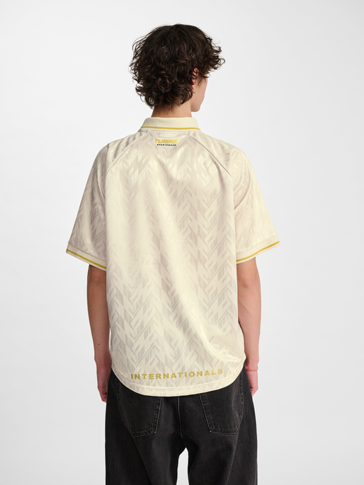 hmlLOOSE BAY SOCCER JERSEY S/S, BLANC DE BLANC, model
