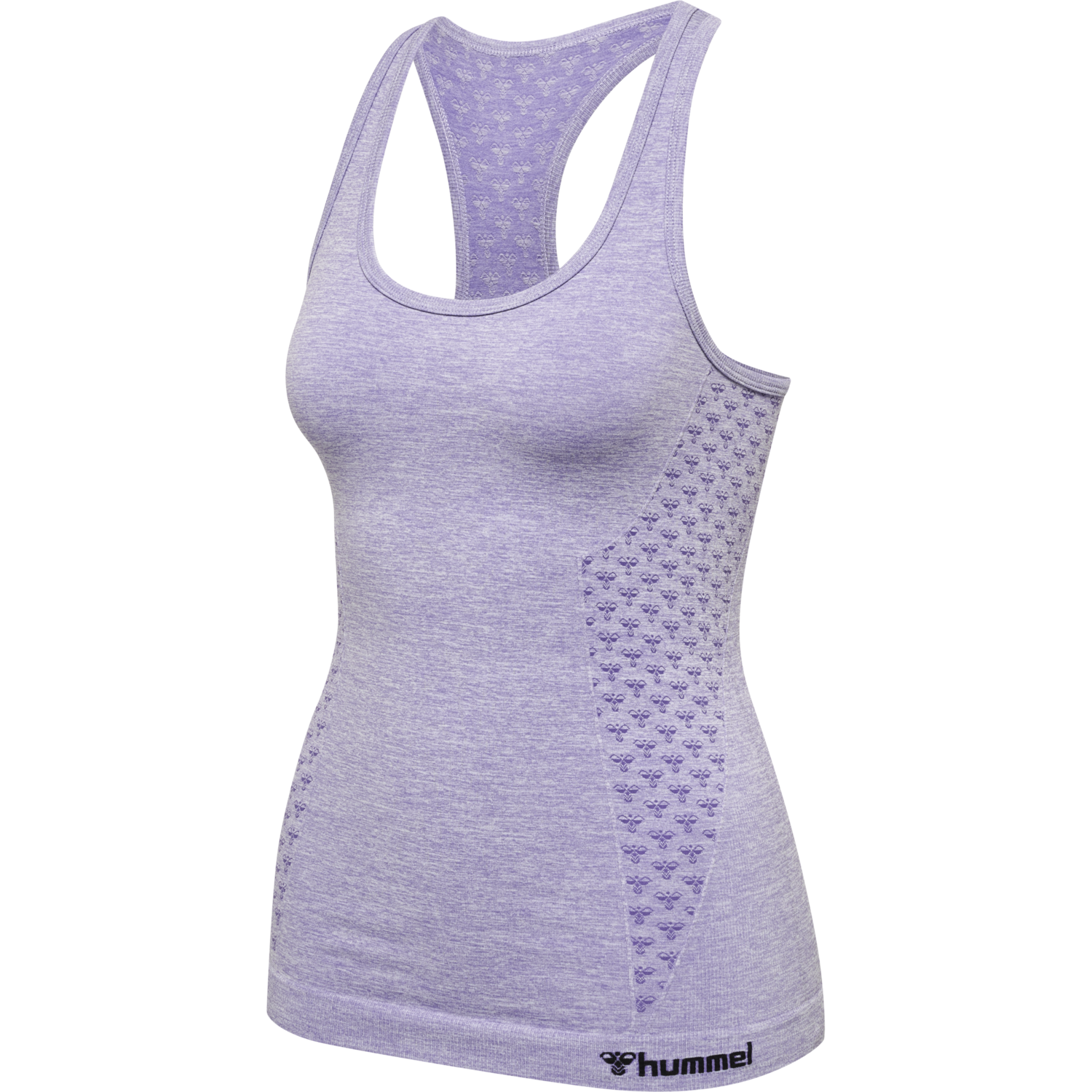 hmlCI SEAMLESS TOP, LAVENDER MELANGE, packshot