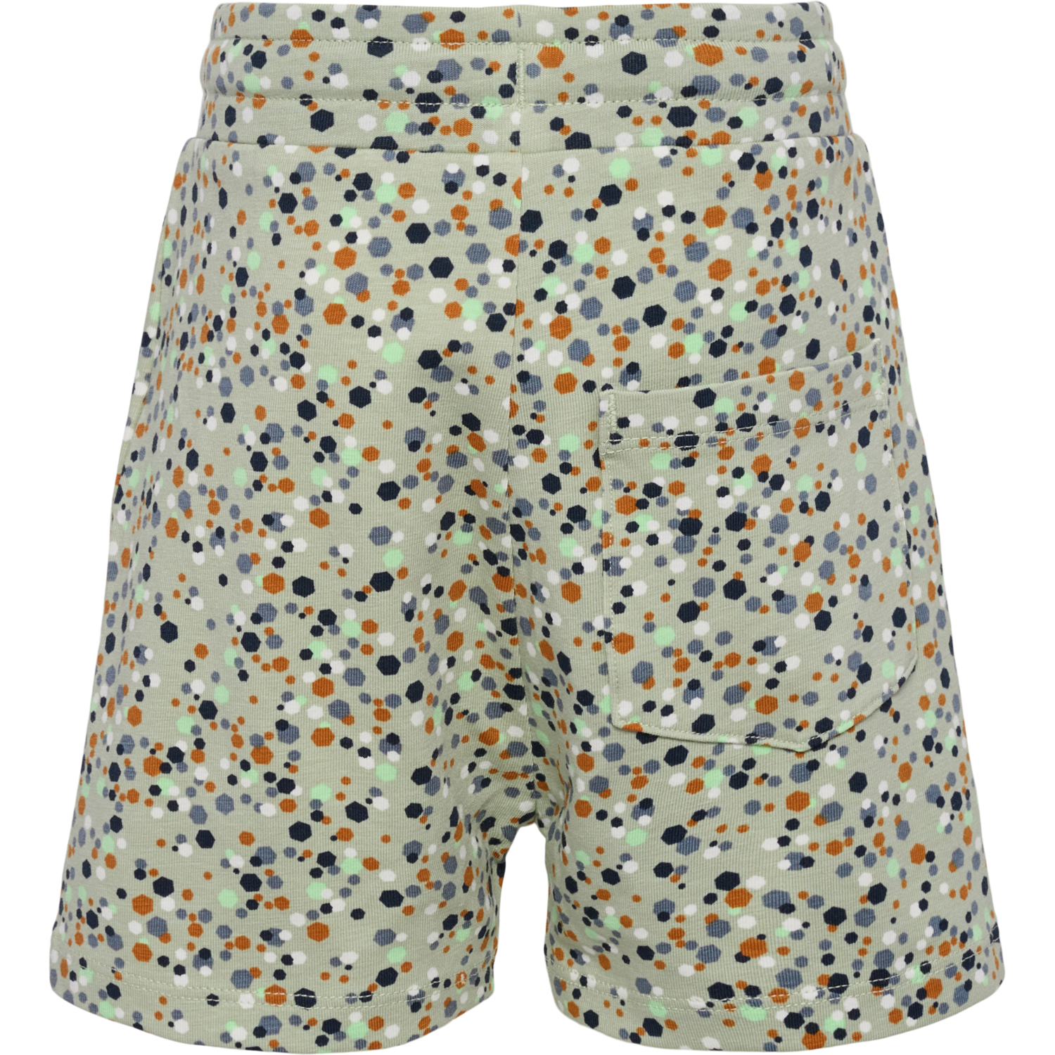 hmlMADS AOP SHORTS, DESERT SAGE, packshot