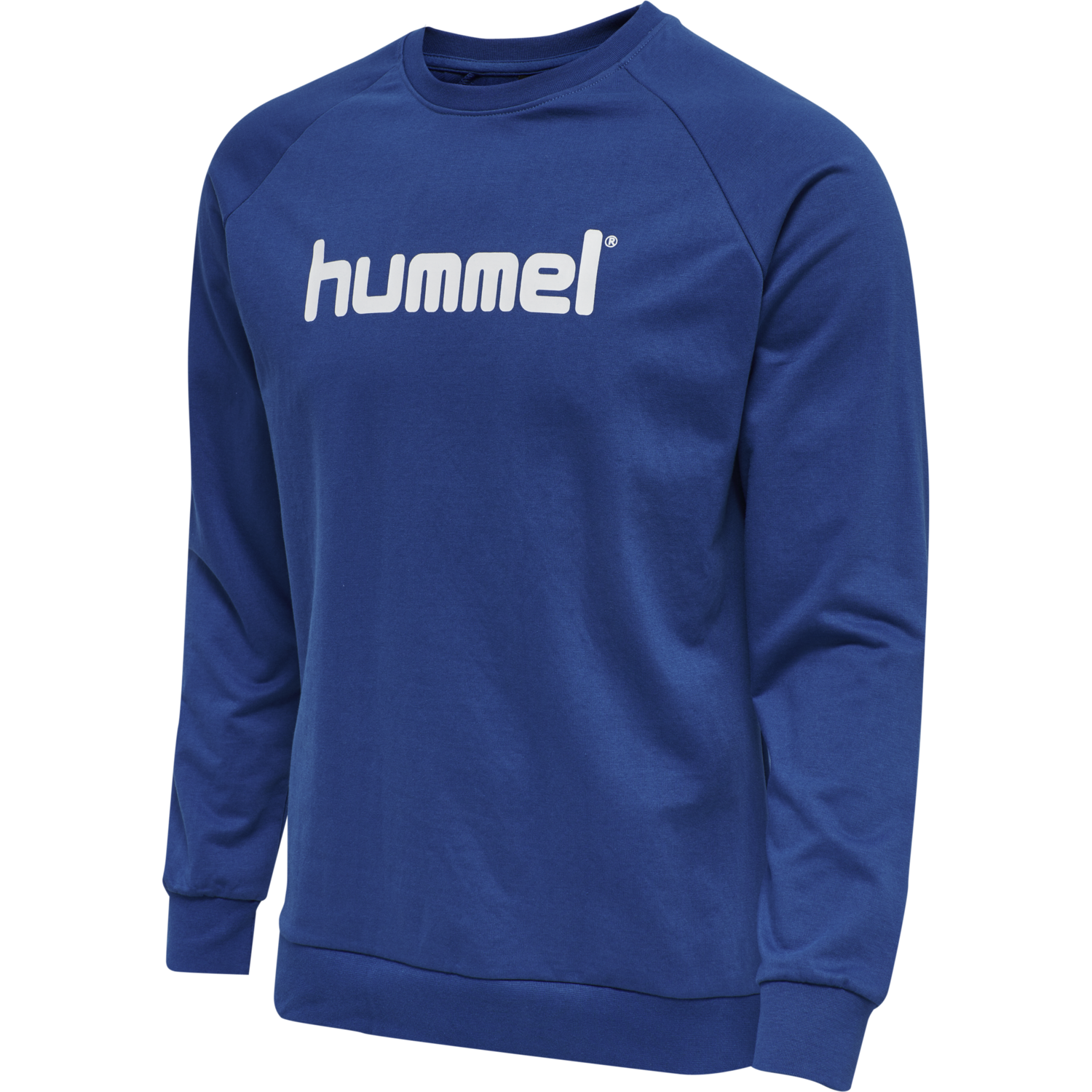 HMLGO COTTON LOGO SWEATSHIRT WOMAN, TRUE BLUE, packshot