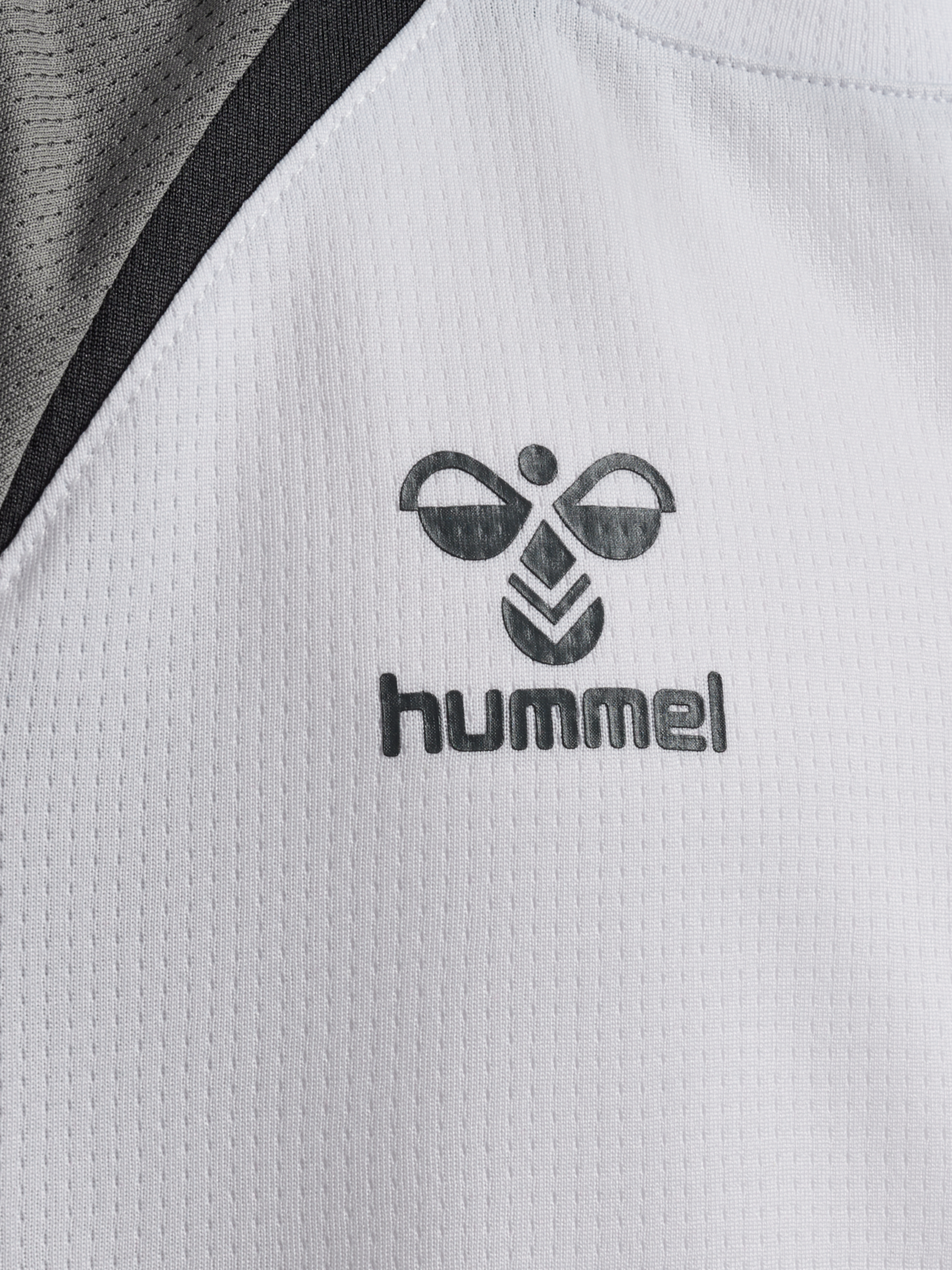 hmlLEAD 2.0 JERSEY S/S KIDS, WHITE/STEEL GRAY, packshot