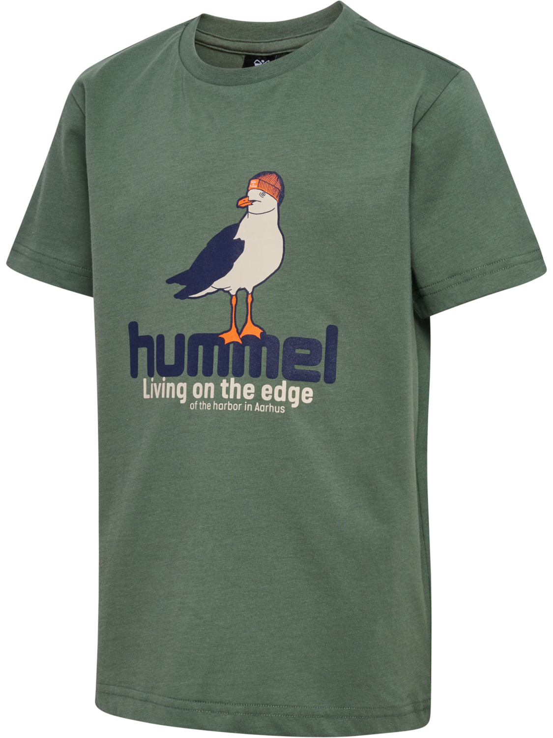 hmlPRINT T-SHIRT S/S, LAUREL WREATH/BLACK IRIS, packshot