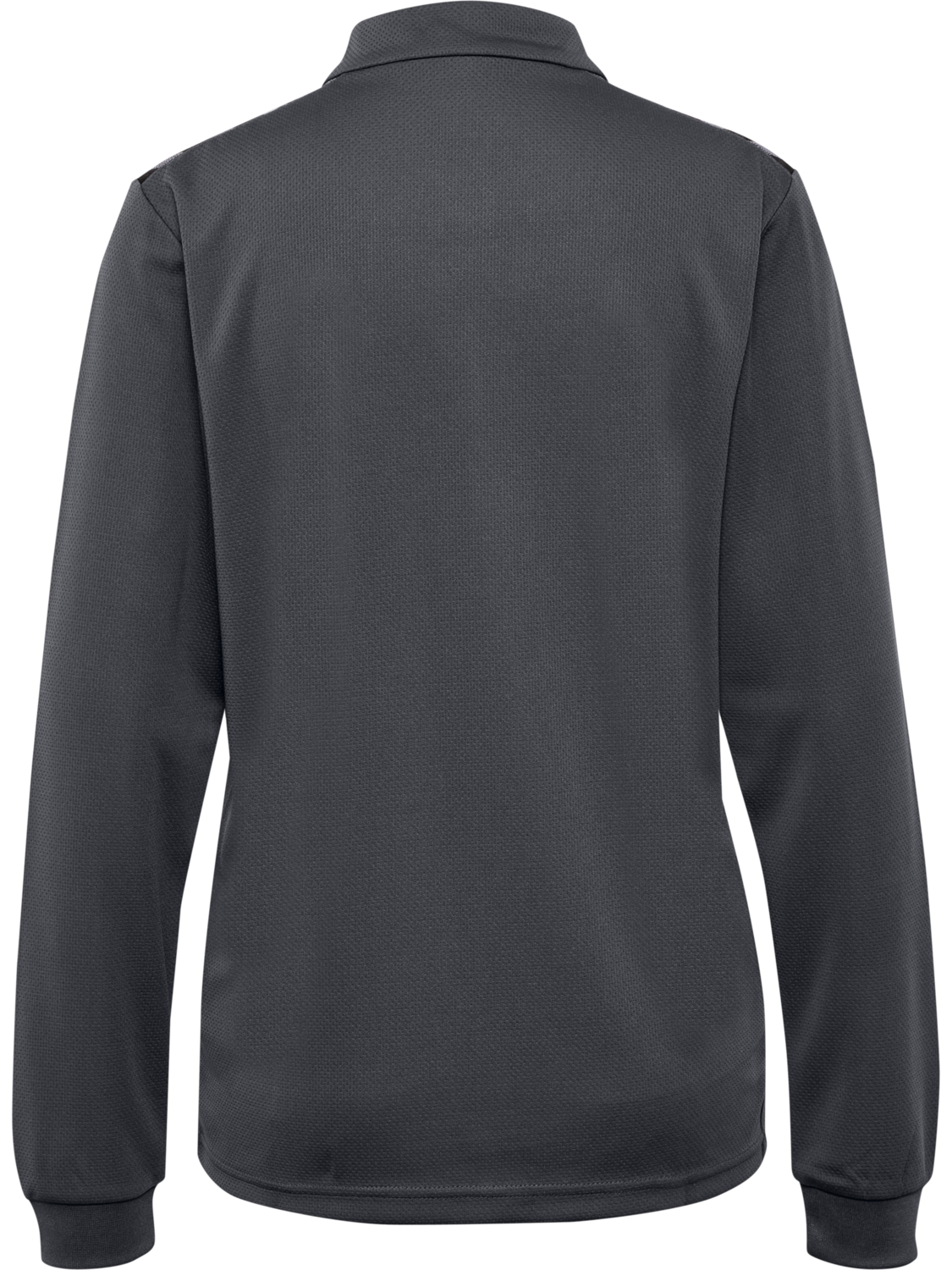 hmlAUTHENTIC HALF ZIP SWEAT WOMAN, ASPHALT, packshot