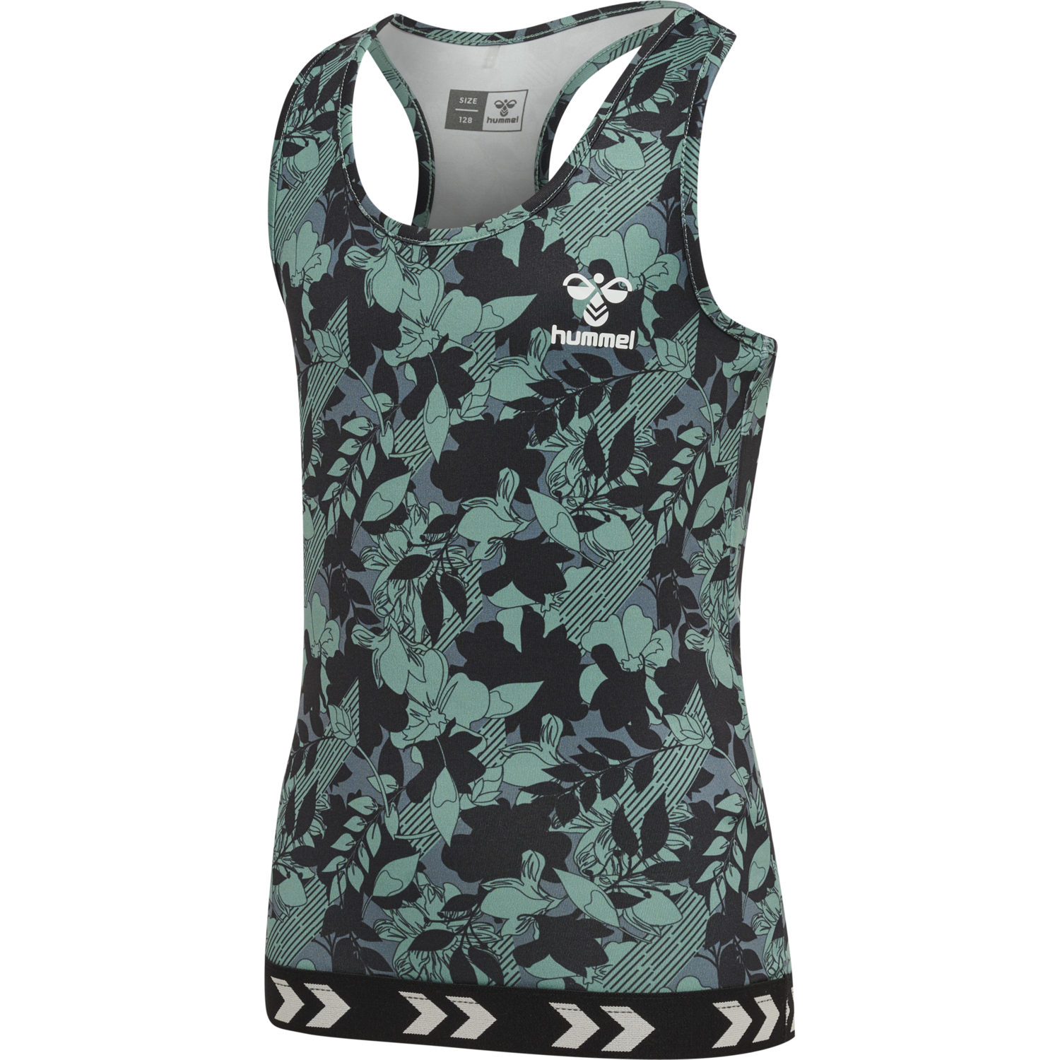 hmlNANNA TOP, MINERAL BLUE, packshot