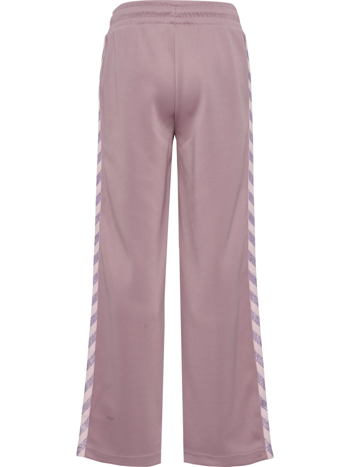 hmlJR REG POLY TAPE PANTS, SEA FOG, packshot