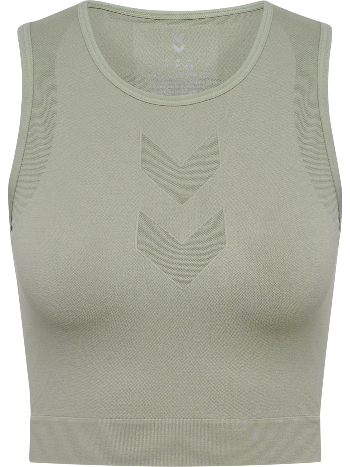 hmlHIIT SEAMLESS W TOP, SEAGRASS, packshot