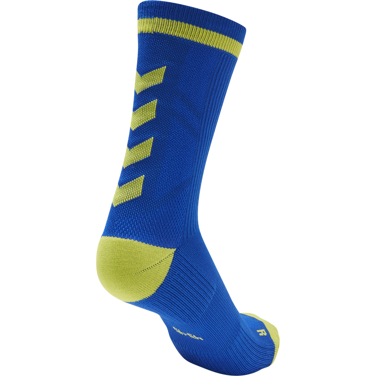 ELITE INDOOR SOCK LOW, TRUE BLUE/BLAZING YELLOW, packshot