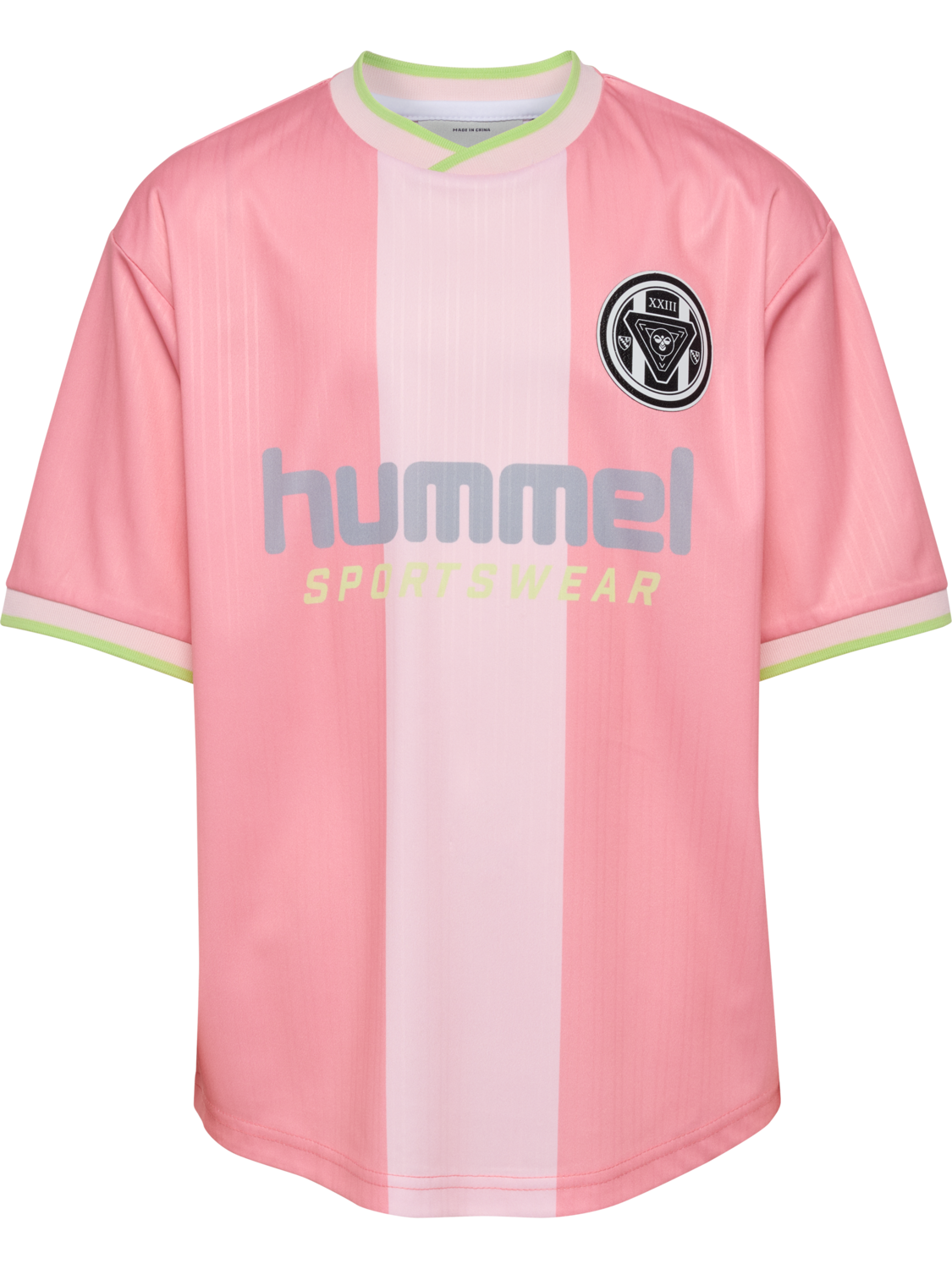 hmlJR LOOSE BALL  JERSEY S/S, PEONY, packshot