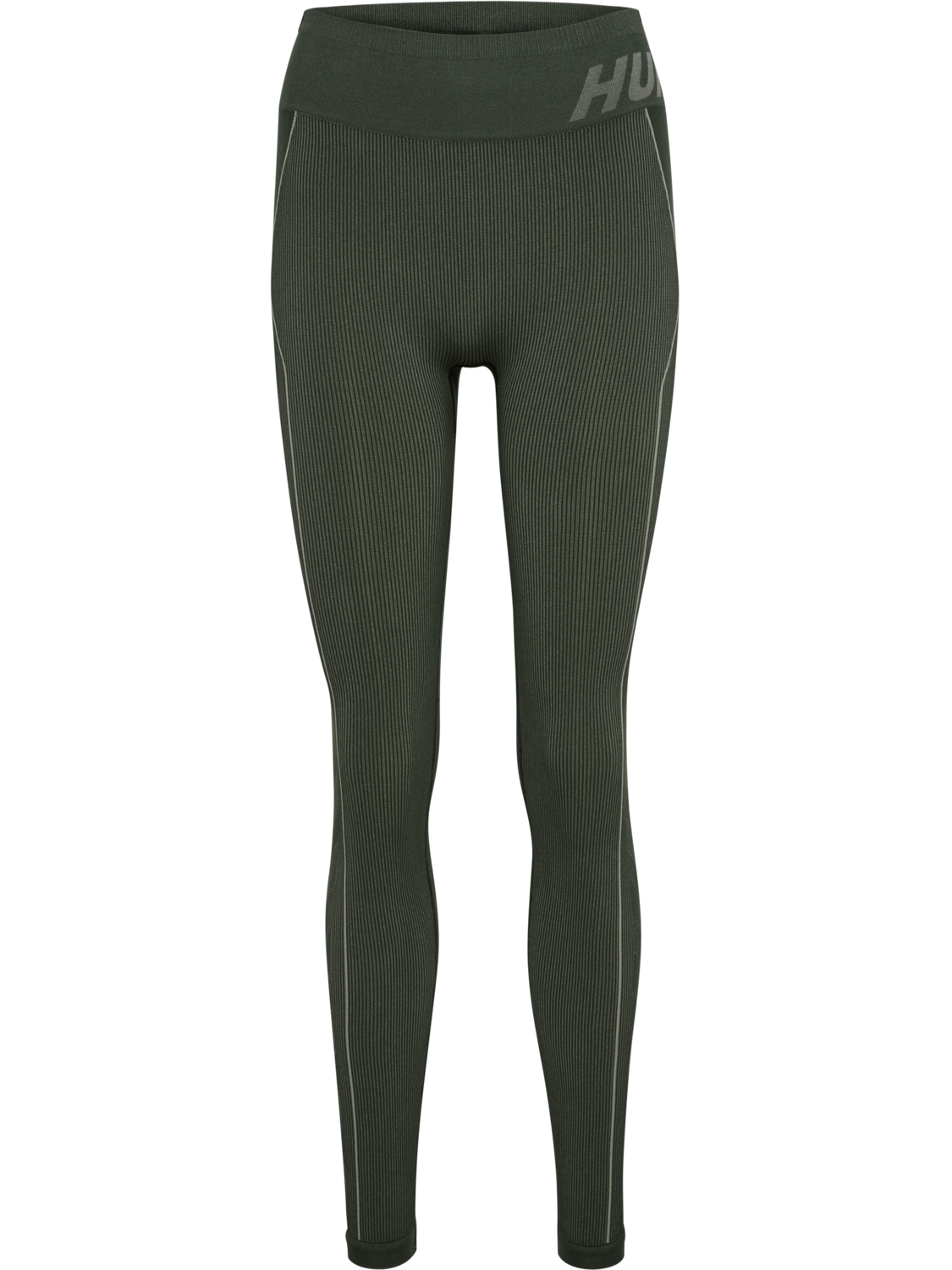 hmlTE CHRISTEL SEAMLESS MW TIGHTS, CLIMBING IVY/SEAGRASS MELANGE, packshot