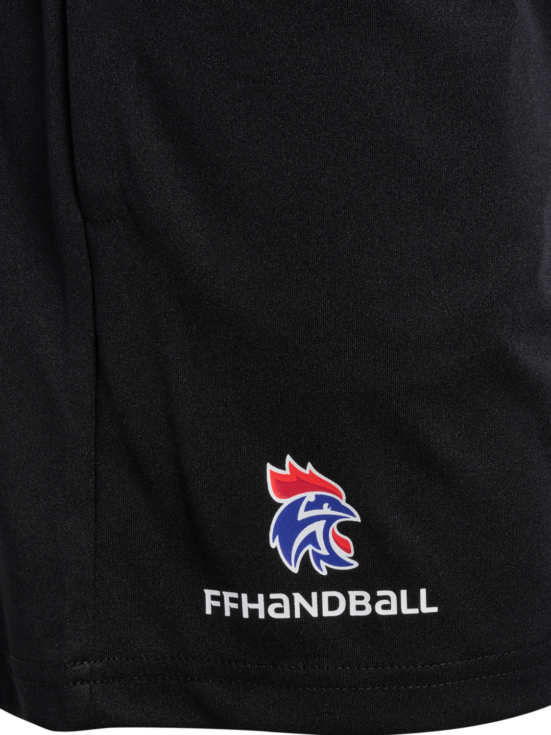 FFHB REFEREE POLY SHORTS WOMA, BLACK W/LOGO, packshot