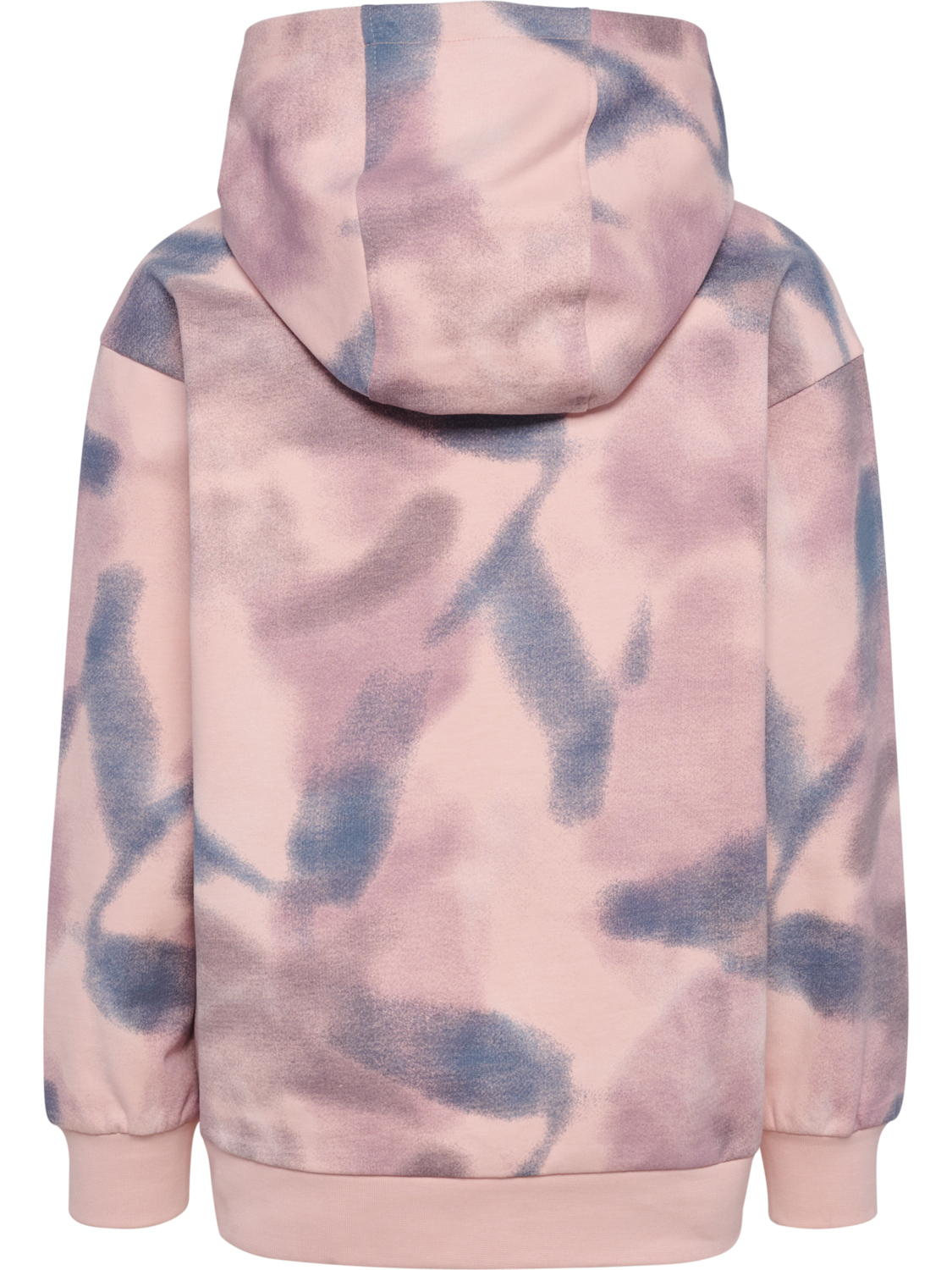hmlJR LOOSE AOP HOODIE BEE, PALE LILAC, packshot