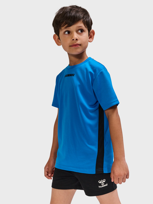 hmlMULTI PL JERSEY KIDS, INDIGO BUNTING, model