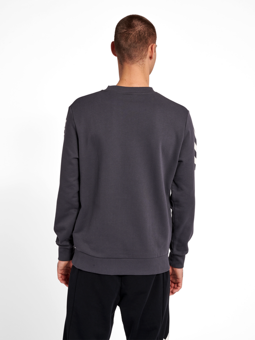 hmlLGC BIRK SWEATSHIRT, ASPHALT, model