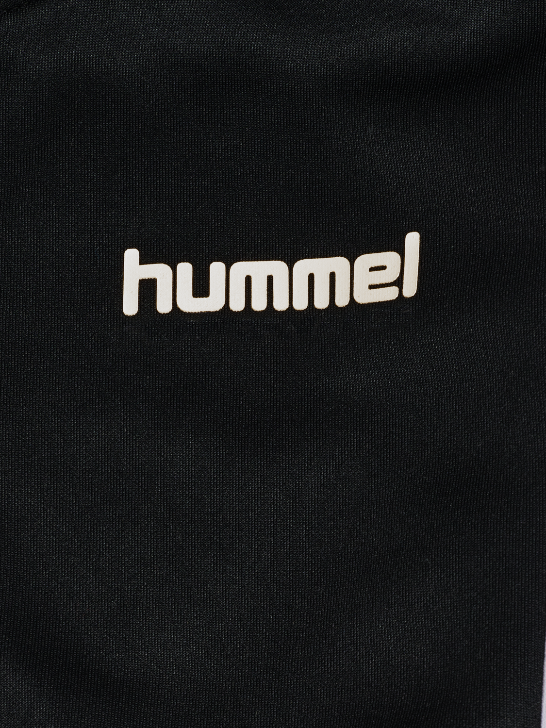hmlJR CHEVRON ZIP JACKET, BLACK, packshot