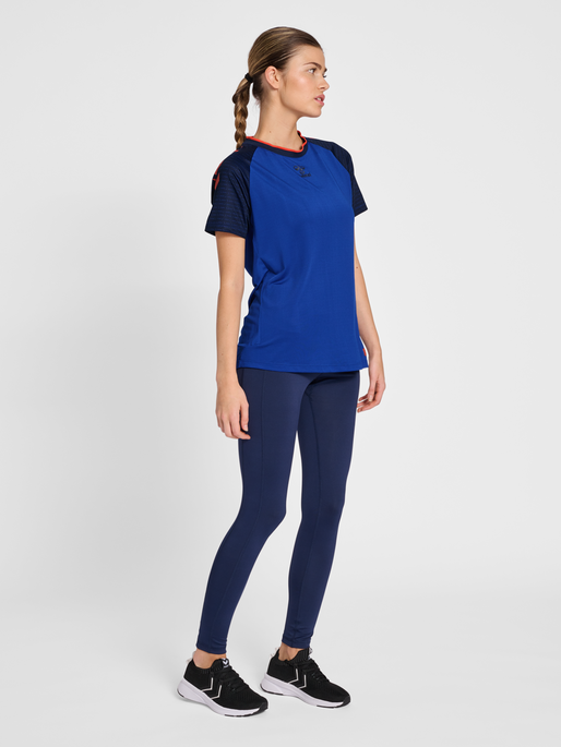 hmlPRO GRID GAME JERSEY S/S WO, SURF THE WEB/MARITIME BLUE, model