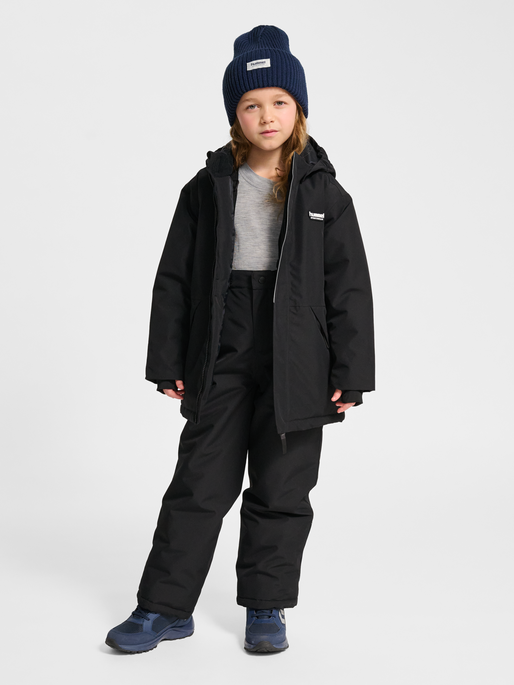 hmlJR SNOW JACKET WP 10K, BLACK, model