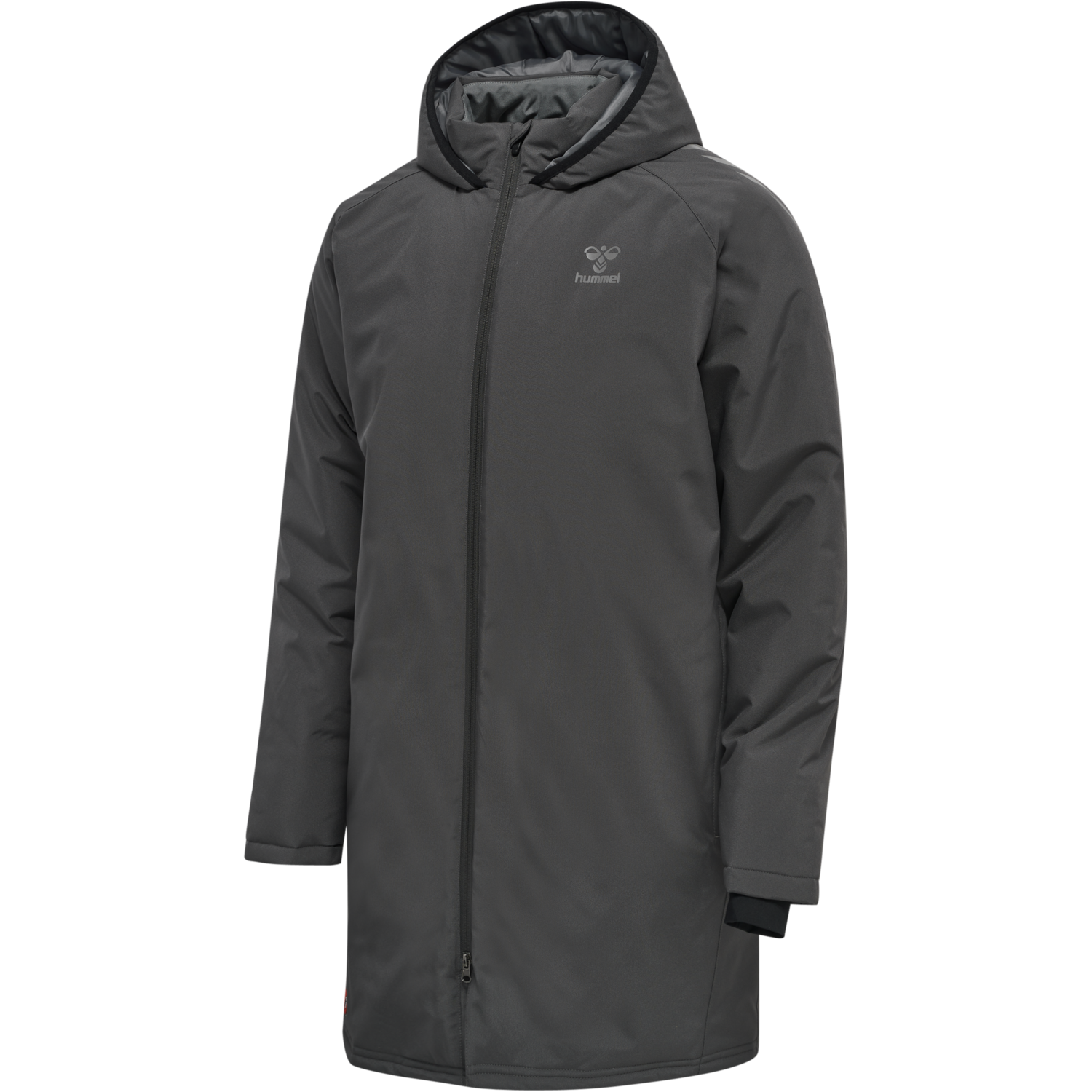 hmlPRO GRID BENCH JACKET, FORGED IRON/QUIET SHADE, packshot