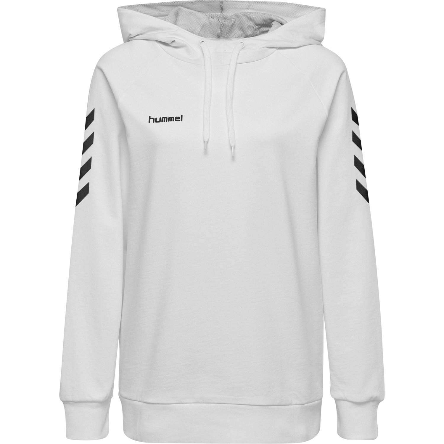 HMLGO COTTON HOODIE WOMAN, WHITE, packshot