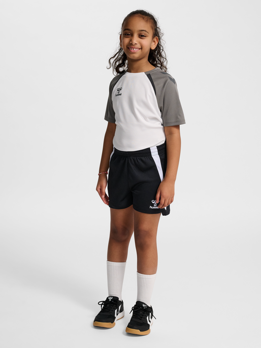 hmlLEAD 2.0 SHORTS KIDS, BLACK, model
