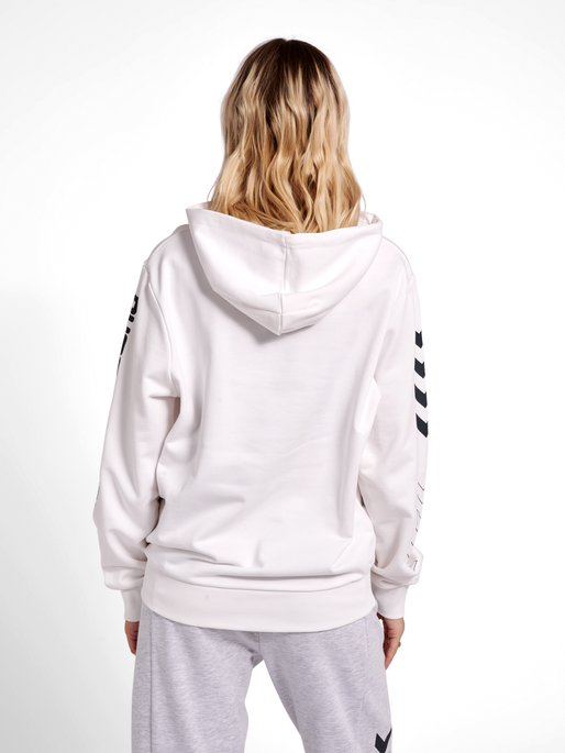 hmlLGC BIRK HOODIE, WHITE, model