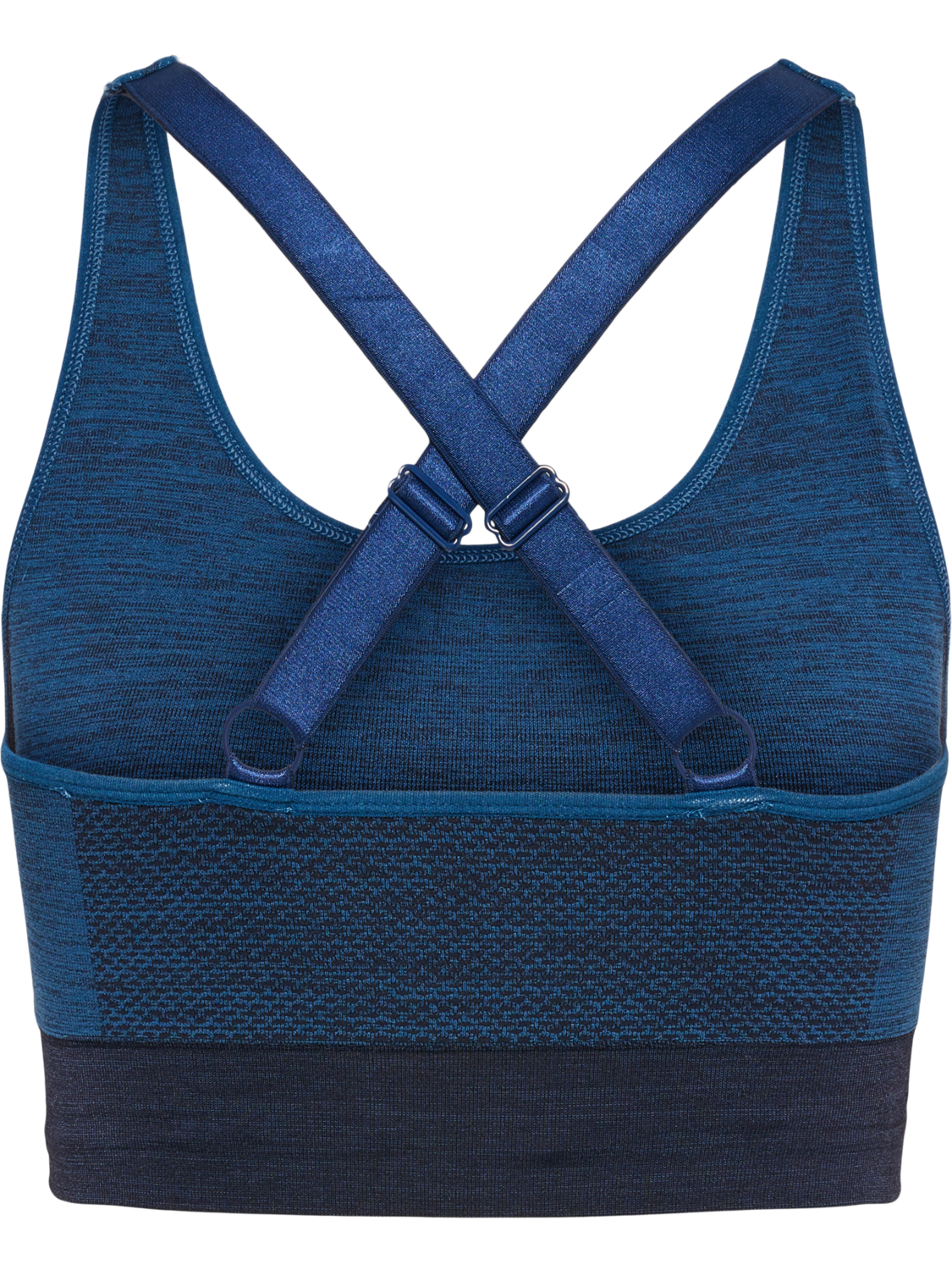 hmlCLEA SEAMLESS  SPORTS TOP, INSIGNIA BLUE MELANGE, packshot