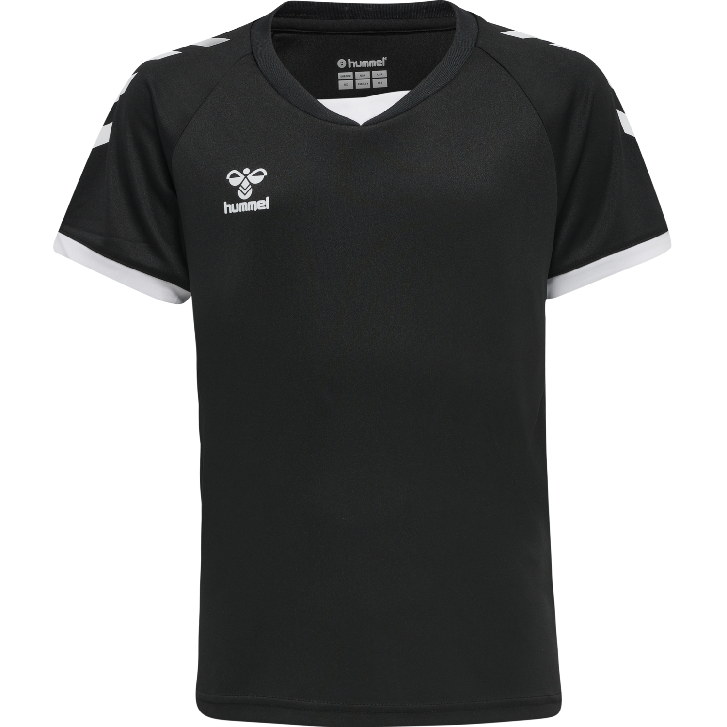 hmlCORE VOLLEY TEE KIDS, BLACK, packshot