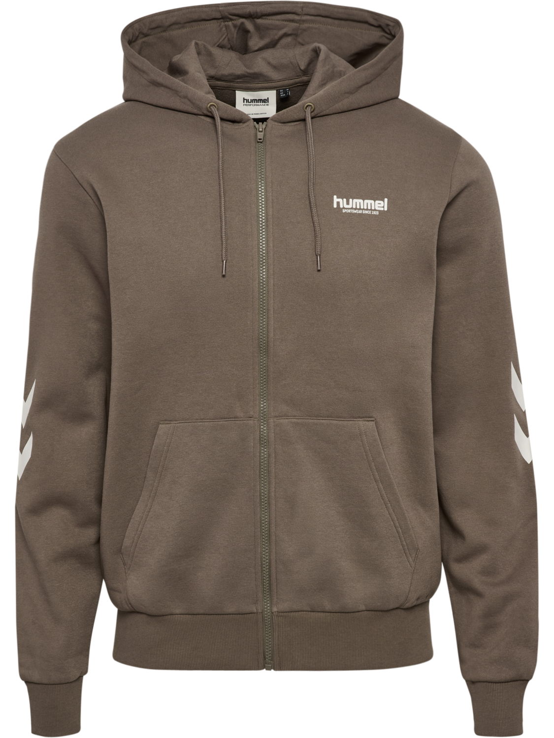 hmlLEGACY 2.0 ZIP HOODIE, DARK NIGHT, packshot