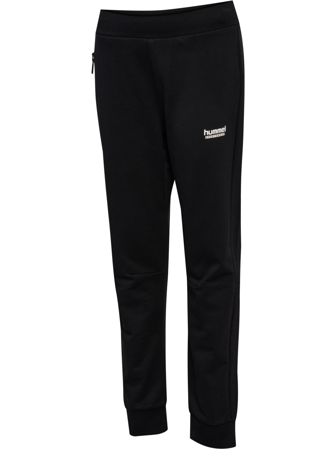 hmlJR REGULAR ADJ WAIST PANTS, BLACK, packshot